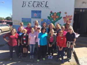 Volunteers for the Fall Festival and Health Fair